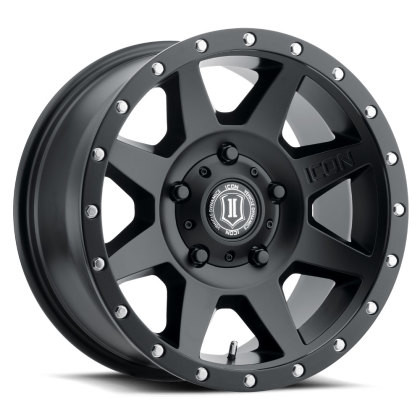 Icon Vehicle Dynamics - Icon Alloys Rebound Sat Blk 18 X 9/5 X 150/25mm/6in Bs - 1818905560SB