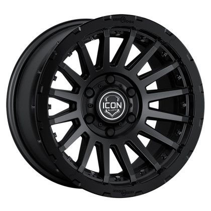Icon Vehicle Dynamics - Icon Alloys Recon Pro Satin Black  17 X 8.5 / 6x5.5 / 25mm / 5.75in Bs - 23617859057SB