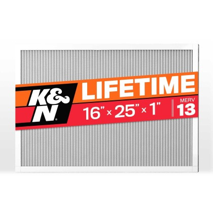 K&N Filters - Hvac Filter 16x25x1 Merv 13 Nonwoven Synthetic - HVC-13-11625