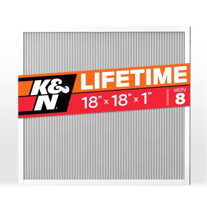 K&N Filters - Hvac Filter 18x18x1 Merv 8 Nonwoven Synthetic - HVC-8-11818