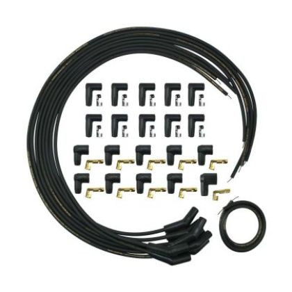 Moroso - Wire Set Mag Tune Universal 135 Deg Black - 9882M
