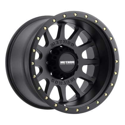 Method Race Wheels - Mr605 Nv 20x9 12mm Offset 8x180 124.1mm Centerbore Matte Black - MR60529088512N