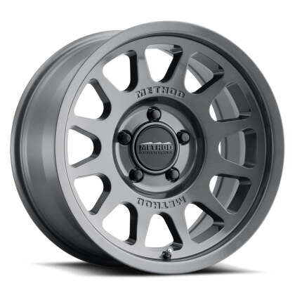 Method Race Wheels - Mr703 Bead Grip 17x9 12mm Os 5x5 71.5mm Cb Gloss Titanium - MR70379050812N