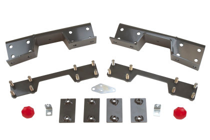 Maxtrac Suspension - 0718 Silv/sierra 1500(2019 Ld/ltd)2/4wd Rear Steel Cframe Support Kit(use W/7.5in Rear Drops) - 301360C