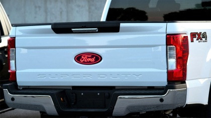 Putco - 21c F150 Led Grill Emblem W/camera Cutout Black Luminix - 92605