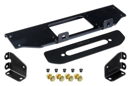 Rock Jock - 18c Wrangler/20c Gladiator Winch Plate Kit For Factory Steel Bumper - RJ-641100-101