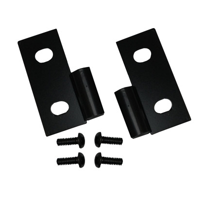 Rugged Ridge - Lower Door Hinge Brackets 7606 Jeep Cj & Wrangler Black - 11202.03