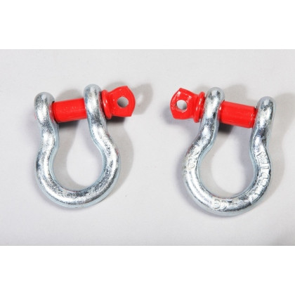 Rugged Ridge - Dring Shackles 3/4 Inch Galvanized Pair - 11235.01