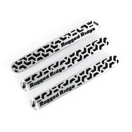 Rugged Ridge - Door Handle Inserts Contrast Tread; 0717 Jk 2d - 13311.52