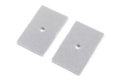 Zone Offroad - 2.5in X 4 Degree Shims (pr) - ZONU3001