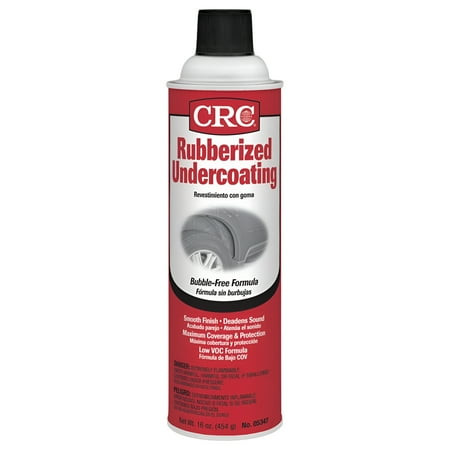 CRC Industries - Rubberized Spray Undercoating With Bubblefree Formula16 Oz - 5347