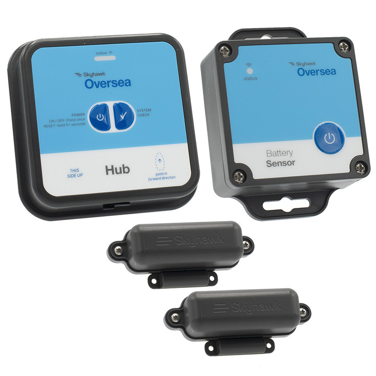 Skyhawk Oversea Pontoon Bundle Hub - 1 Oversea Hub, 1 Battery Sensor  2 Entry Sensors - OSKITPONTOON1