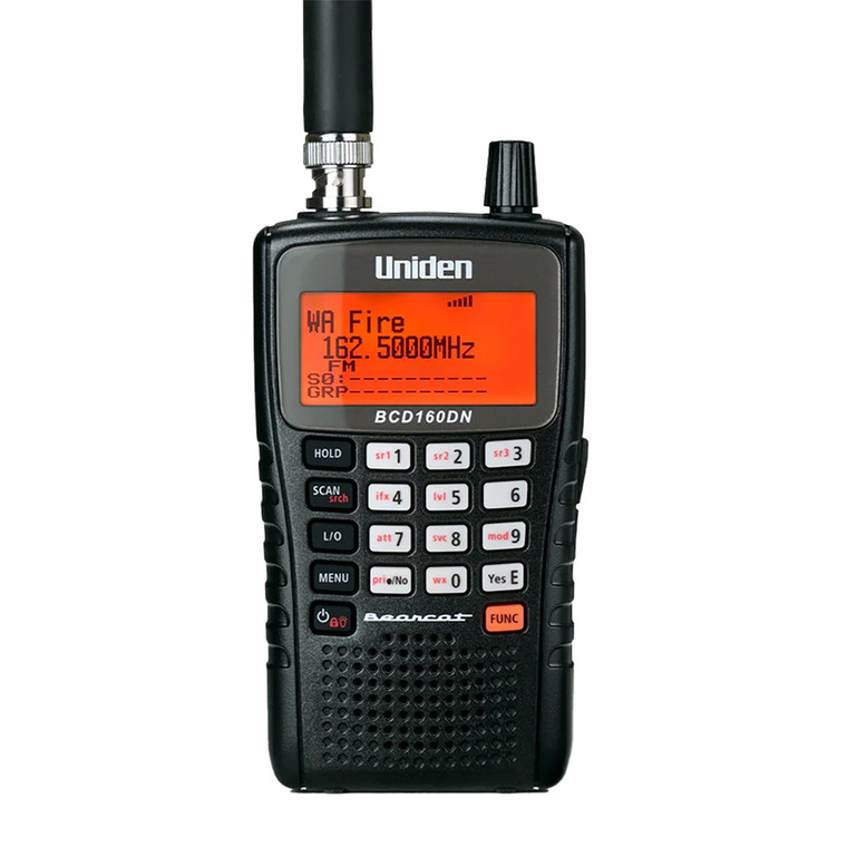 Uniden BCD160DN Feature-Packed Digital Handheld Scanner - BCD160DN