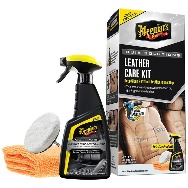 Meguiar's Quik Solutions Leather Care Kit - G55266