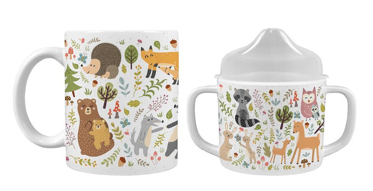 JR - Mommy And Me Mug And Sippy Cup Setwoodland Critters - CC-014WC
