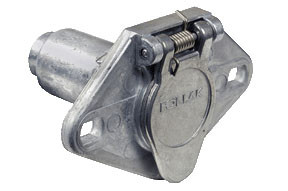 Pollak Engineered - 6way Connector Socket Covered Back - 11-609