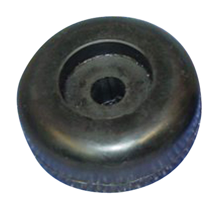 C.H. Yates Rubber CO. - Black Rubber End Cap Roller2 In. X 1.75 In. X 0.5 In. - 220-4