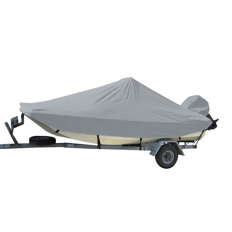 Carver Covers - Boat Cover Center Console Bay Style O/b 18 ;mist Gray - 71018S-11