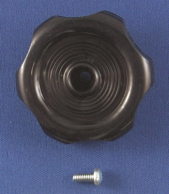 Strybuc Industries - Plastic Knob 1/2in Shaft - 743C BLK