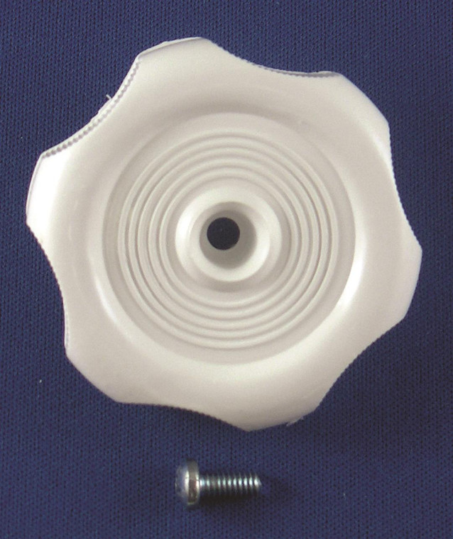 Strybuc Industries - Plastic Knob 1/2in Shaft - 743C WHT