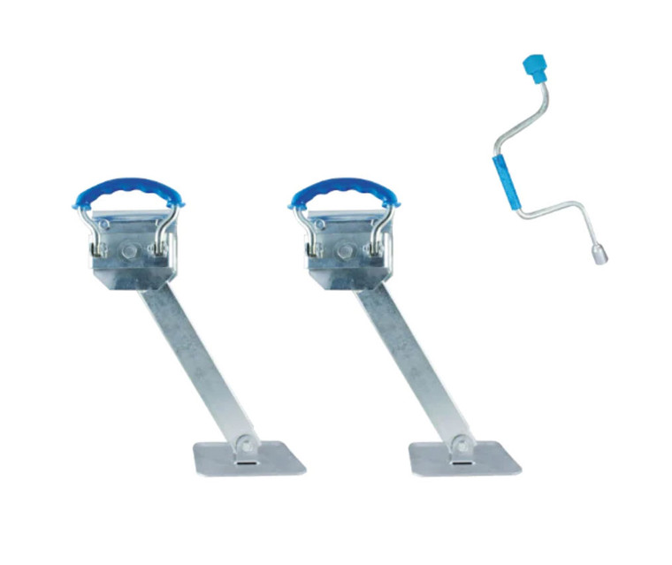 Ark - Drop Down Corner Steady 750mmset Of 2 With Winding Handle - DDS750US