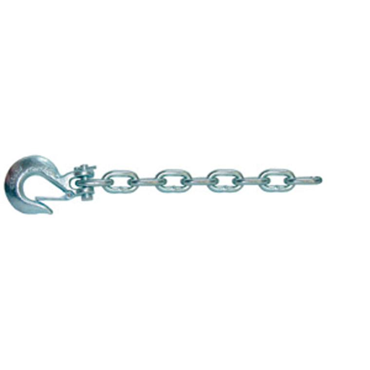 C R Brophy Machine Works - Heavy Duty Safety Chain With Hook Grade 705/16in X 37in - HL44