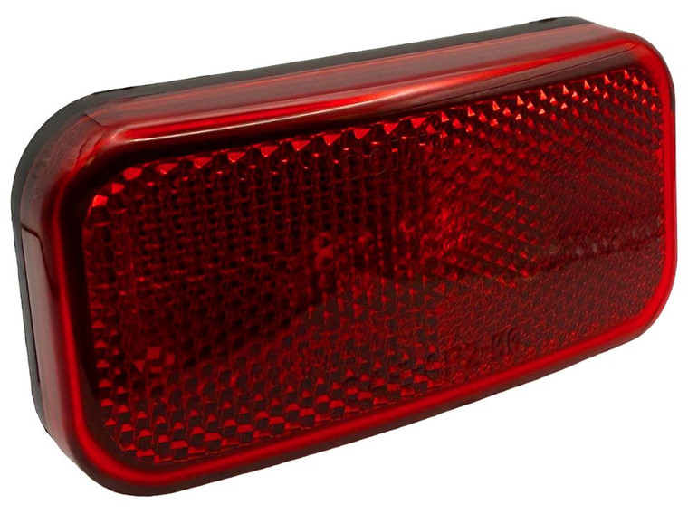 RV Designer - Red Reflex Led Clearance Light Withblack Base - L904
