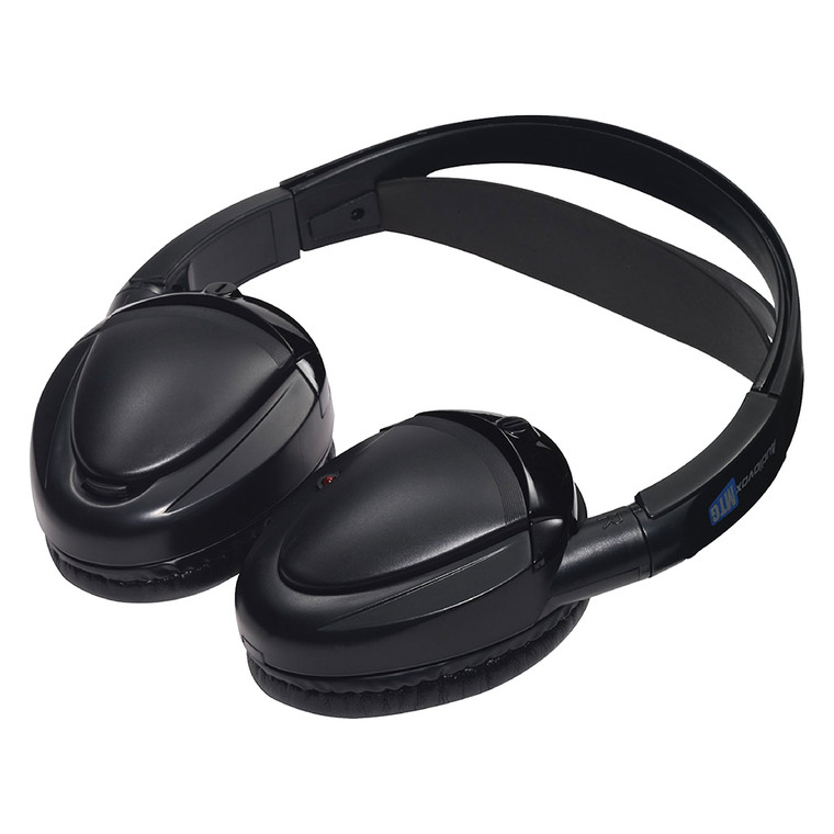 Audiovox - Movies to Go - Dual Channel Foldflat Headphone - MTGHP2CA