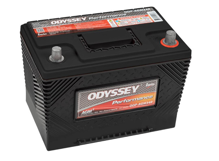 Odyssey - Odyssey Performance Series 12v Battery Model 34r790 (with Sae Posts) - ODP-AGM34R