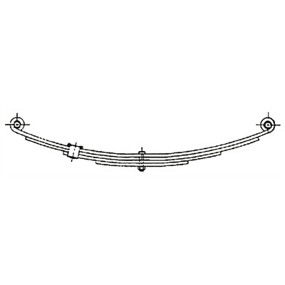 Tow-Rite - Double Eye Spring 3 Leaves 1.25k25 1/4in - UNA-219