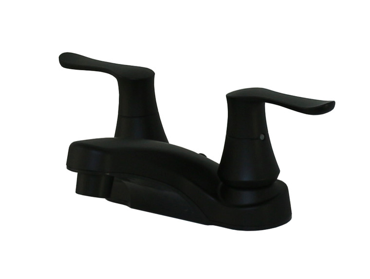 American Brass - Bathroom Faucet 4in Non Metallicteapot Handles Balck Matte - U-YBMT77-E