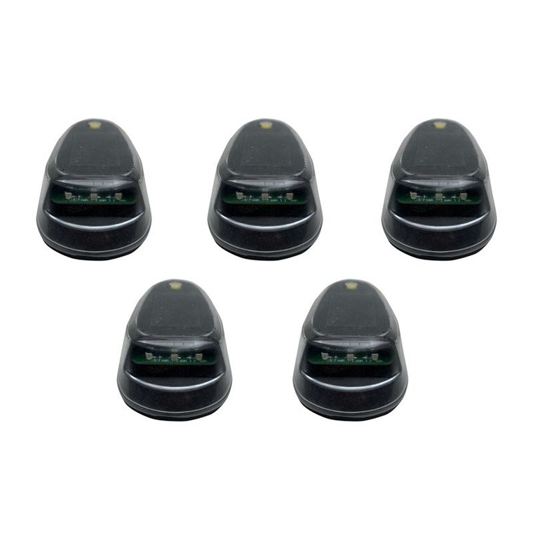 Race Sport Lighting - Lopro Wireless Solarpowered Truck Cab Amber Led Light 5piece Roof System - 1007472