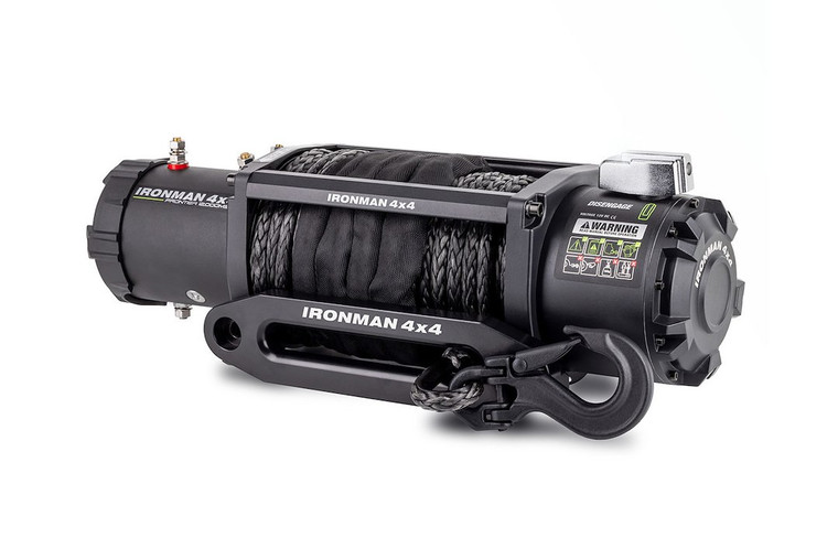 Ironman 4x4 - Mspec 12000lb Winch Synthetic Rope - IMW12000MSR