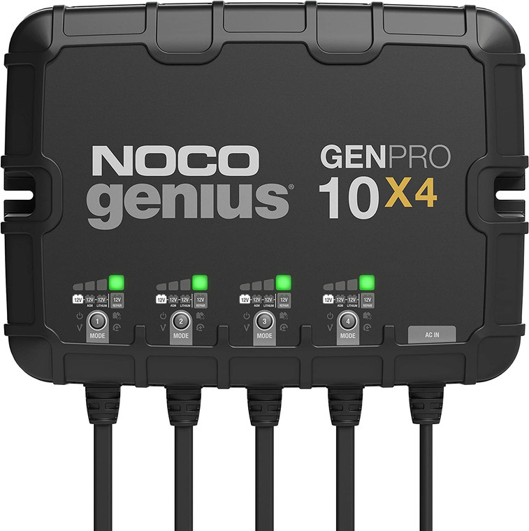 The Noco - Onboard Battery Charger (40a) 4 Bank - GENPRO10X4