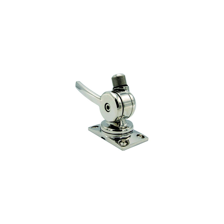 Shakespeare - Antenna Base 4-d Ratchet Mount 1" Ss - 6187
