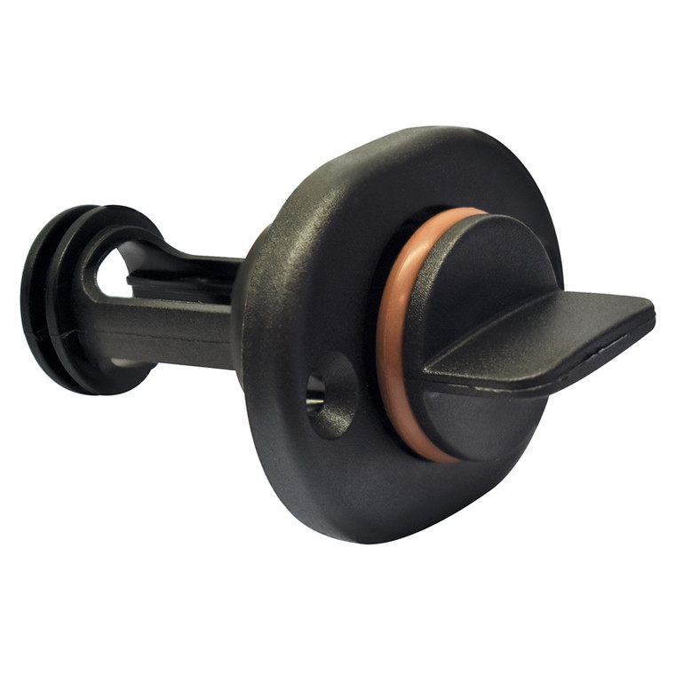 T-h Marine Supplies -huntsville - Captive Drain Plug Rnd Blk - 7-0368