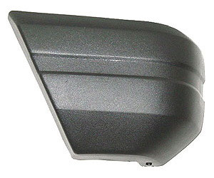 Sherman Parts - Rh Front Bumper End Cap Blk (p) Cherokee/wagoneer 8490; Comanche P/u 8690 - 075-90AR