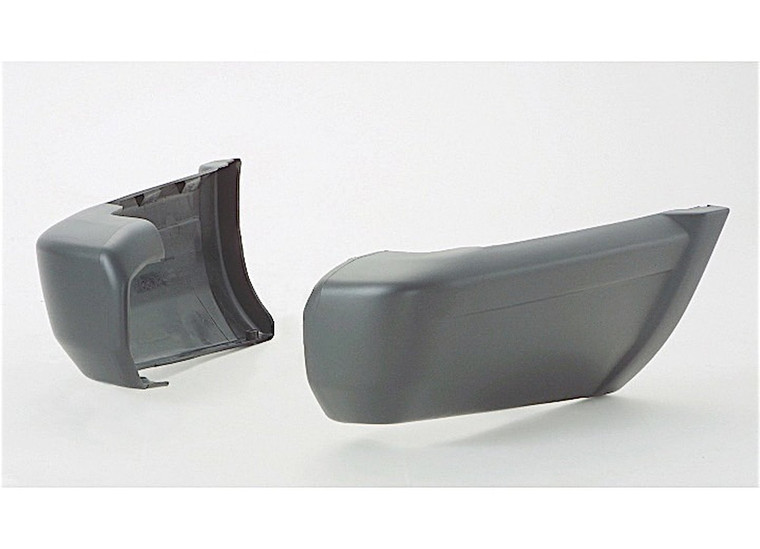 Sherman Parts - Lh Rr Bumper End Cap W/o Country Pkg Mat Blk Textured Cherokee 9701 - 076-91AL