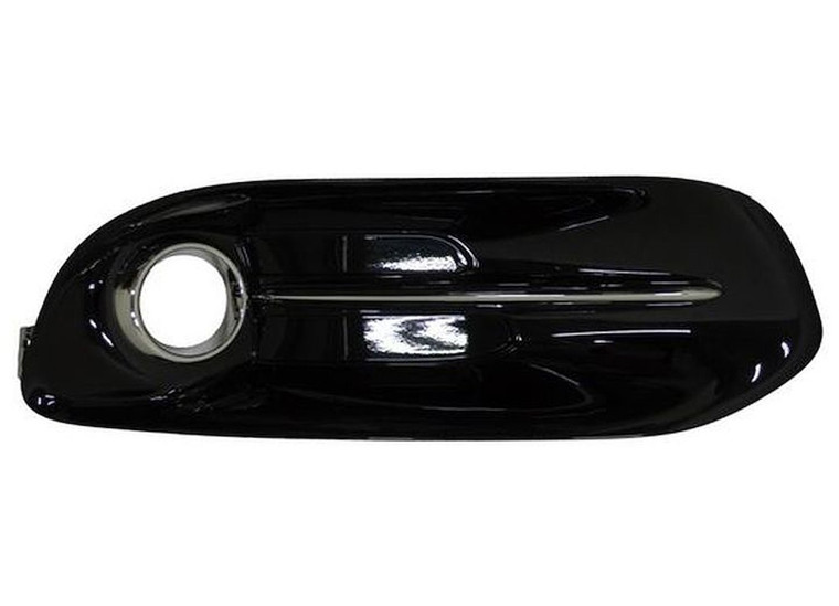 Sherman Parts - Capa Rt Frt Bumper Insert Fog Lamp Bezel; W/fog Lamps; Chrome Dodge Dart 1316 - 197-95QR