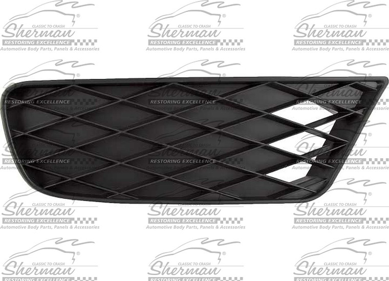 Sherman Parts - Rh Front Bumper Insert Sdn Outer Grille Matte Blk Civic 0911;civic Hybrid 0911 - 2912-95-2