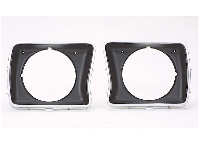 Sherman Parts - Rh Headlamp Door W/ Round Headlamp Arg/char Ford P/u/bronco 7879 - 574-95R