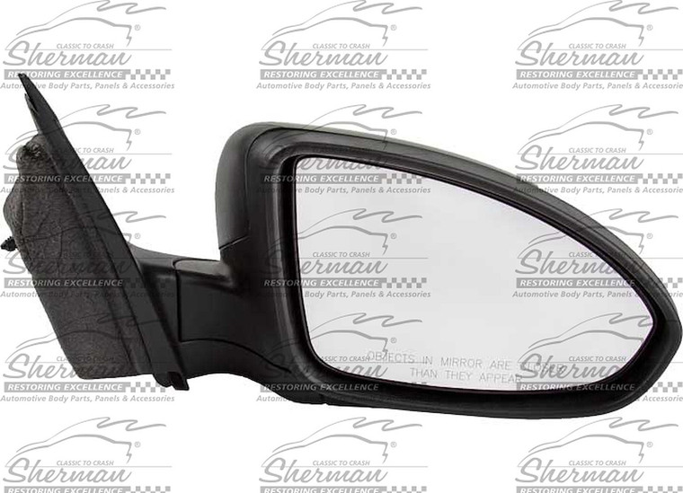 Sherman Parts - Rh Mirror Otr Rr View Power; Nonheated; Blk Chevrolet Orlando 1214cruze 1115;cruze Limited 1616 - 756A-300R