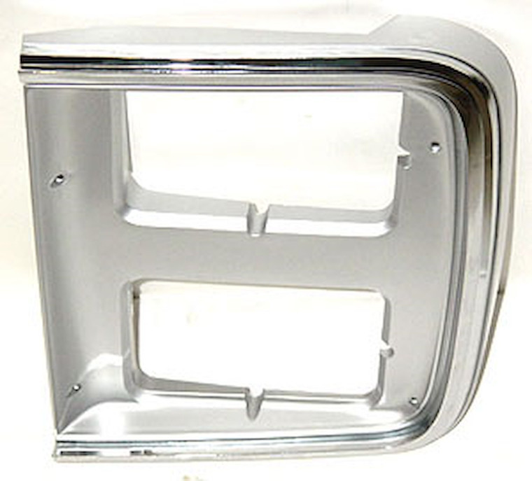 Sherman Parts - Rh Headlamp Door Chr/sil W/ Dual Rect Headlamp Chevy/ Van 8591 - 931-96BR