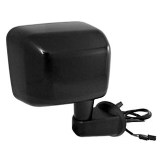 Sherman Parts - Rh Mirror Outside Rear View Power; Heated; Gloss Black; Wrangler 1515 (nsf) - 023-320ANSFR