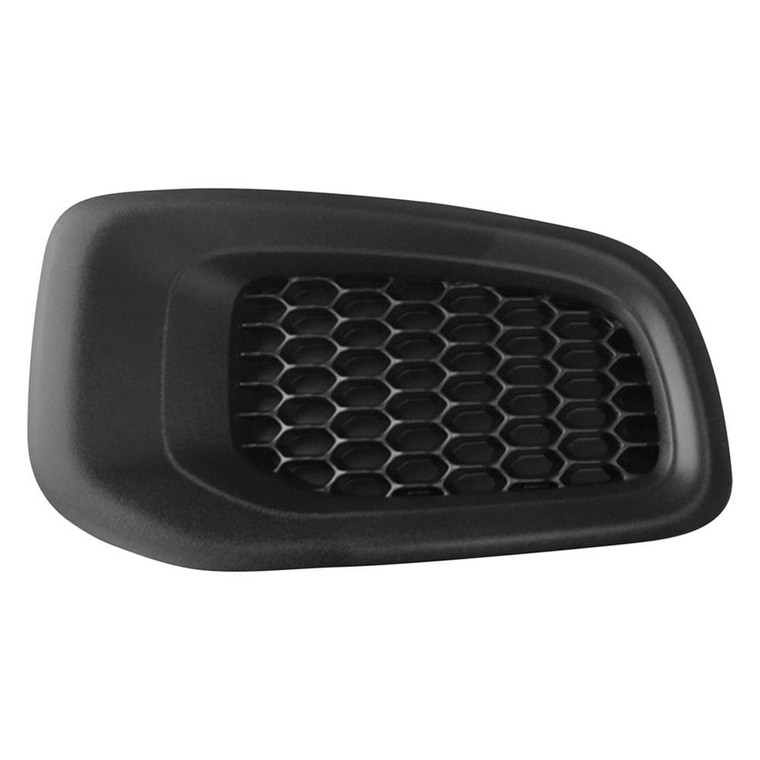 Sherman Parts - Rh Front Bumper Insert Fog Lamp Opening Cover; W/o Fog Lamps; Outer Grille Jeep Renegade 1518 - 038D-95R