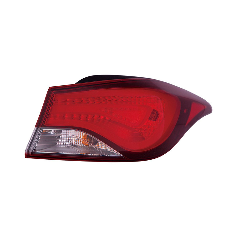 Sherman Parts - Lh Taillamp Assy; Outer Halogen; Korea Built Hyundai Elantra 1416; Elantra Coupe 1414 - 3194BA-191-1