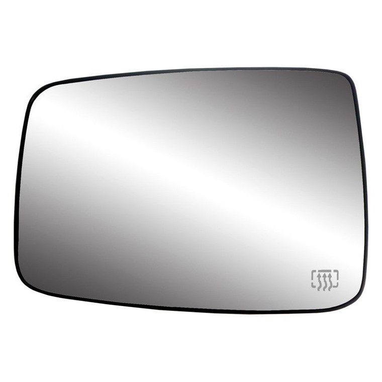 Sherman Parts - Lh Mirror Glass Outside Rear View; W/o Towing Pkg; Power; Heated; Flat Ram 1500 20132018 - 332B-320GL