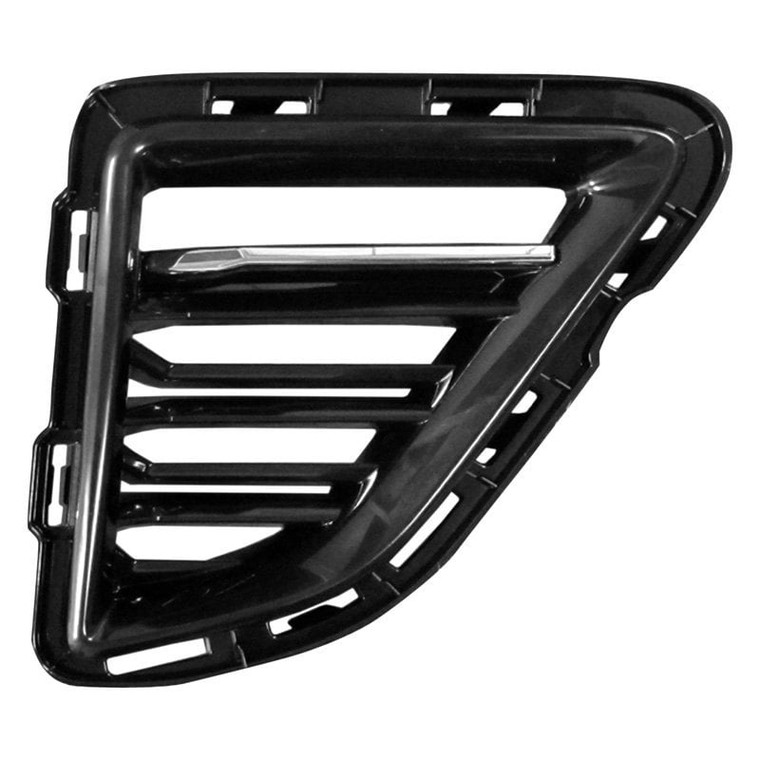 Sherman Parts - Lh Front Bumper Insert 1ss|2ss; Outer Grille; W/chrome Insert Chevrolet Camaro 1618 - GMCAMA16A-95L