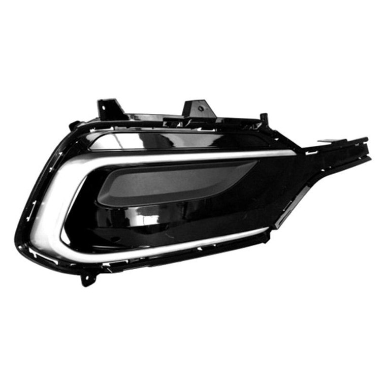 Sherman Parts - Capa Rt Frt Bumper Insert 2.4l; Fog Lamp Bezel; W/fog Lamps Hyundai Santa Fe Sport 1717 - HYSANT17-95Q-2