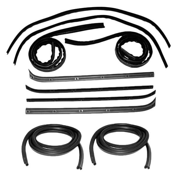 Sherman Parts - Lh&rh Inner & Outer Belt Channel Seal Kit; Fseries/full Size P/u 7379; Bronco 7879 - KF1006-10